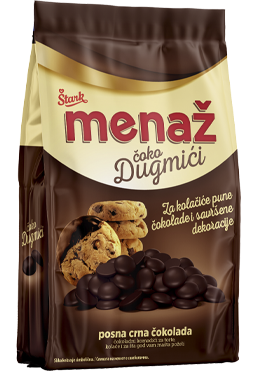 Menaž crni čoko dugmići